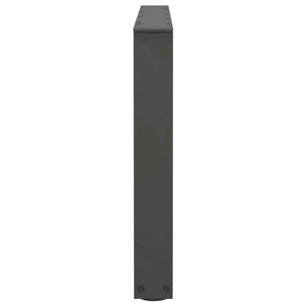 sofabordsben V-formet 2 stk. antracit 70 x (42-43,3) cm stål