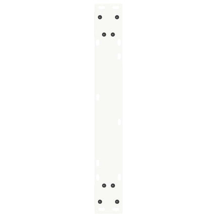 spisebordsben V-formet 2 stk. hvid 60 x (72-73,3) cm stål