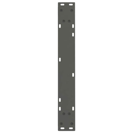 spisebordsben V-formet 2 stk. antracit 60 x (72-73,3) cm stål