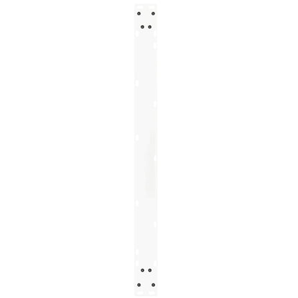 spisebordsben V-formet 2 stk. hvid 100x(72-73,3) cm stål