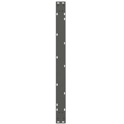 spisebordsben V-formet 2 stk. antracit 100x(72-73,3) cm stål