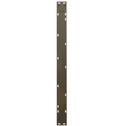 spisebordsben V-formet 2 stk. naturstål 100x(72-73,3) cm stål
