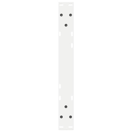 sofabordsben 2 stk. hvid 50x(30-31,3) cm stål