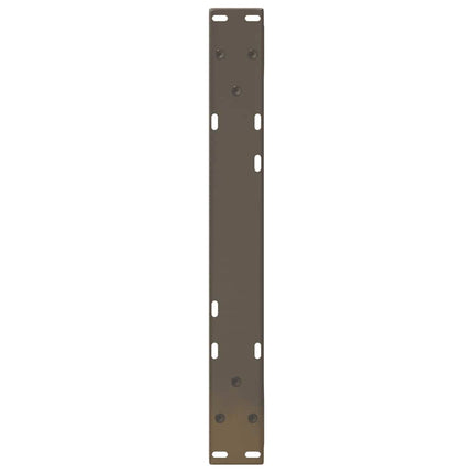 sofabordsben 2 stk. naturstål 50x(30-31,3) cm stål