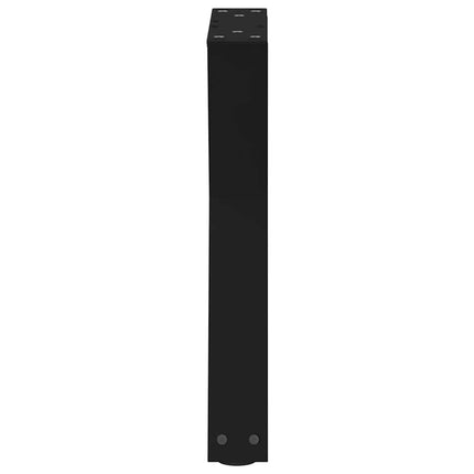 sofabordsben 2 stk. sort 28 x (42-43,3) cm stål