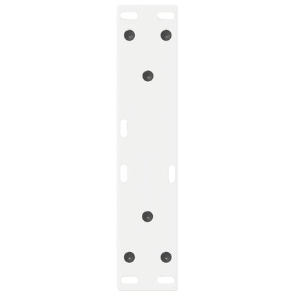 sofabordsben 2 stk. hvid 28 x (42-43,3) cm stål