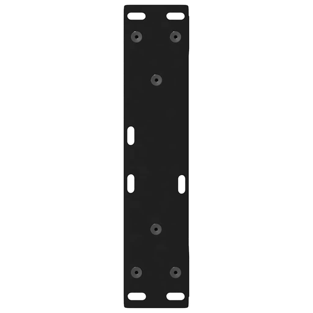 sofabordsben 2 stk. sort 38 x (42-43,3) cm stål