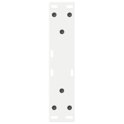 sofabordsben 2 stk. hvid 38 x (42-43,3) cm stål