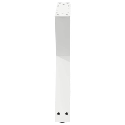 sofabordsben 2 stk. hvid 60 x (42-43,3) cm stål