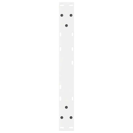 sofabordsben 2 stk. hvid 60 x (42-43,3) cm stål