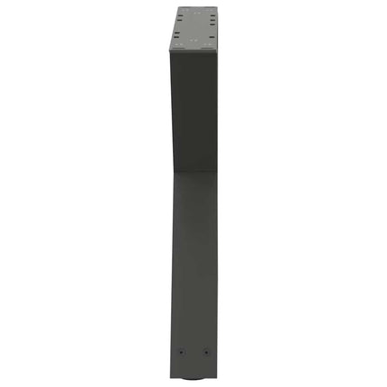 sofabordsben 2 stk. antracit 60 x (42-43,3) cm stål