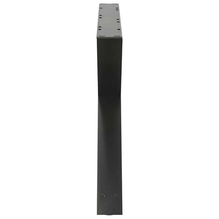 sofabordsben 2 stk. antracit 70 x (42-43,3) cm stål