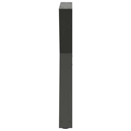 spisebordsben 2 stk. antracit 60 x (72-73,3) cm stål
