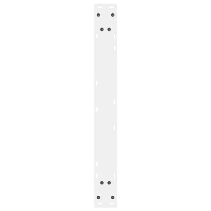 spisebordsben 2 stk. hvid 70 x (72-73,3) cm stål