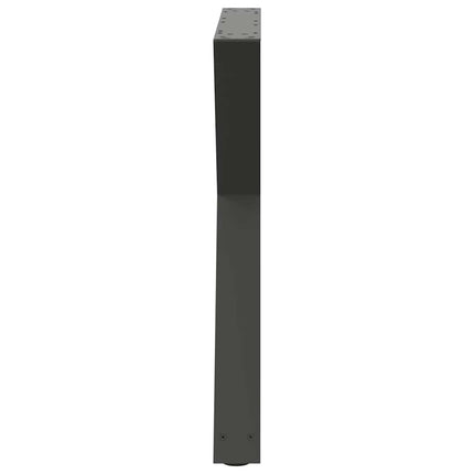 spisebordsben 2 stk. antracit 70 x (72-73,3) cm stål