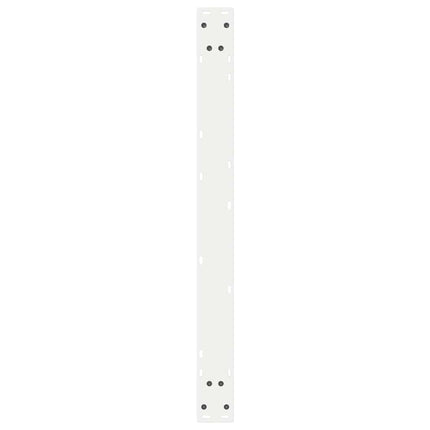 spisebordsben 2 stk. hvid 90 x (72-73,3) cm stål
