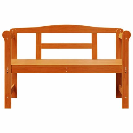 Udendørs bænk Brun 119 x 44 x 76 cm Massiv fyrretræ