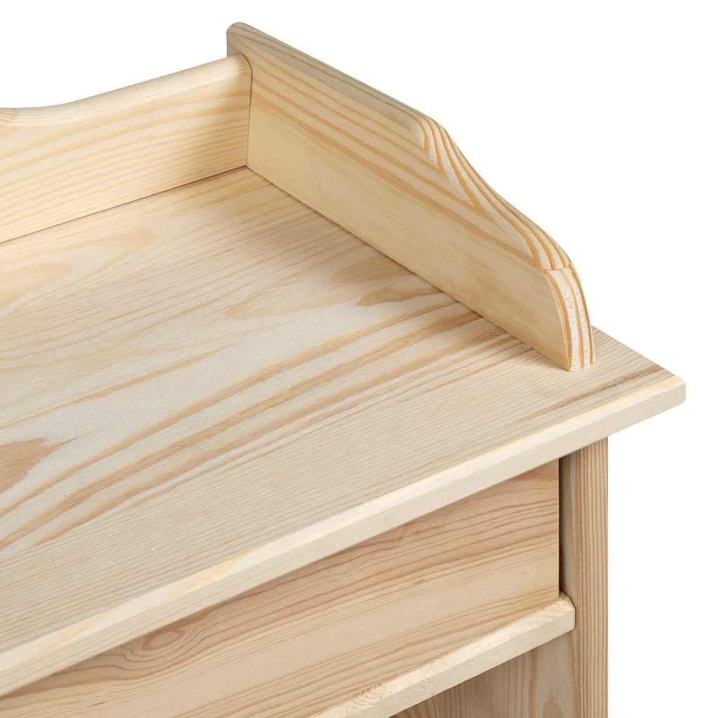 Vinfad Brun 90 x 60 x 30 cm Solid fyrretræ