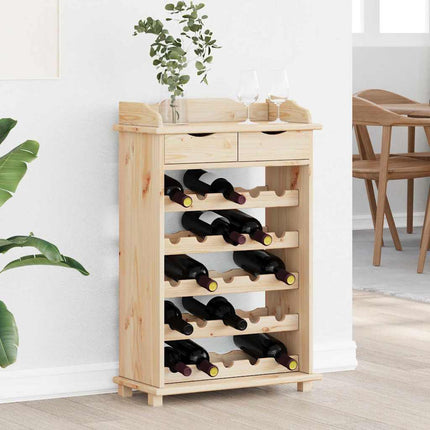 Vinfad Naturfarvet 58 x 28 x 90 cm Massiv Fyrretræ