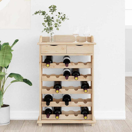 Vinfad Naturfarvet 58 x 28 x 90 cm Massiv Fyrretræ