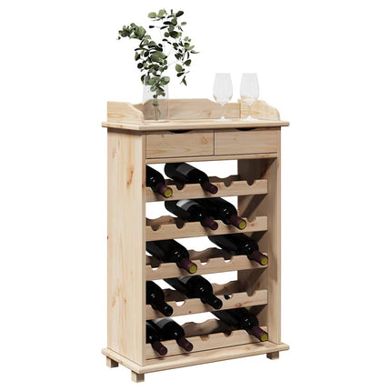 Vinfad Naturfarvet 58 x 28 x 90 cm Massiv Fyrretræ