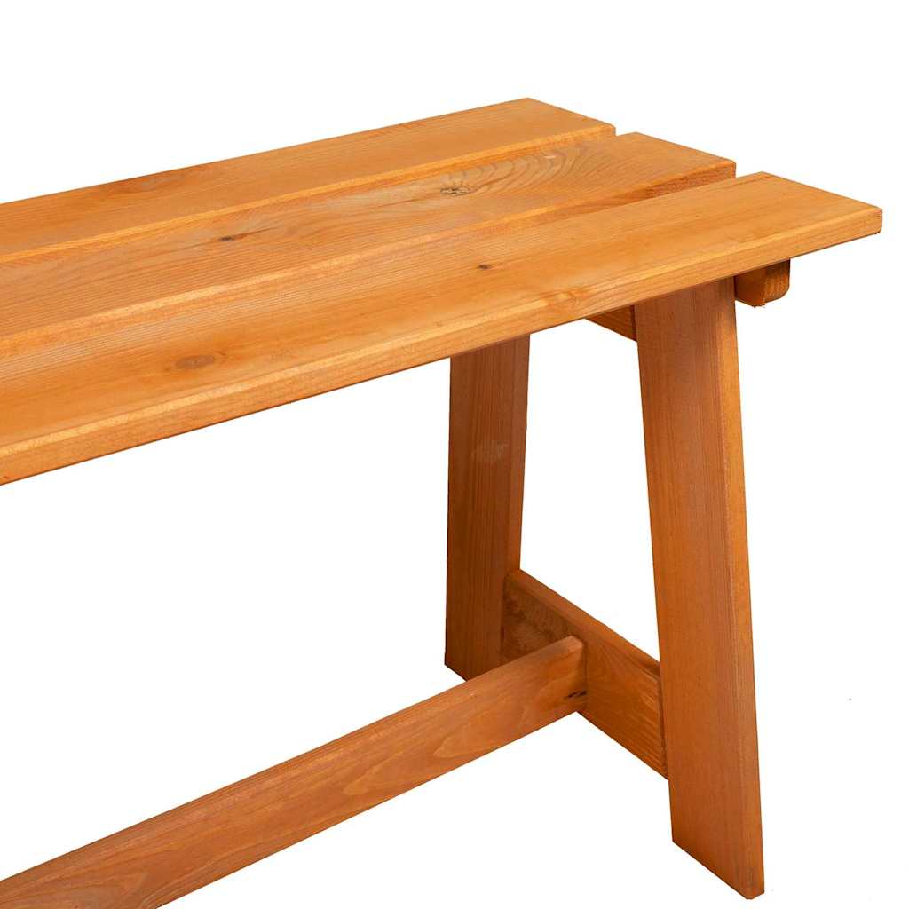 Udendørs bænk Brun 119 x 37 x 47 cm Massiv fyrretræ