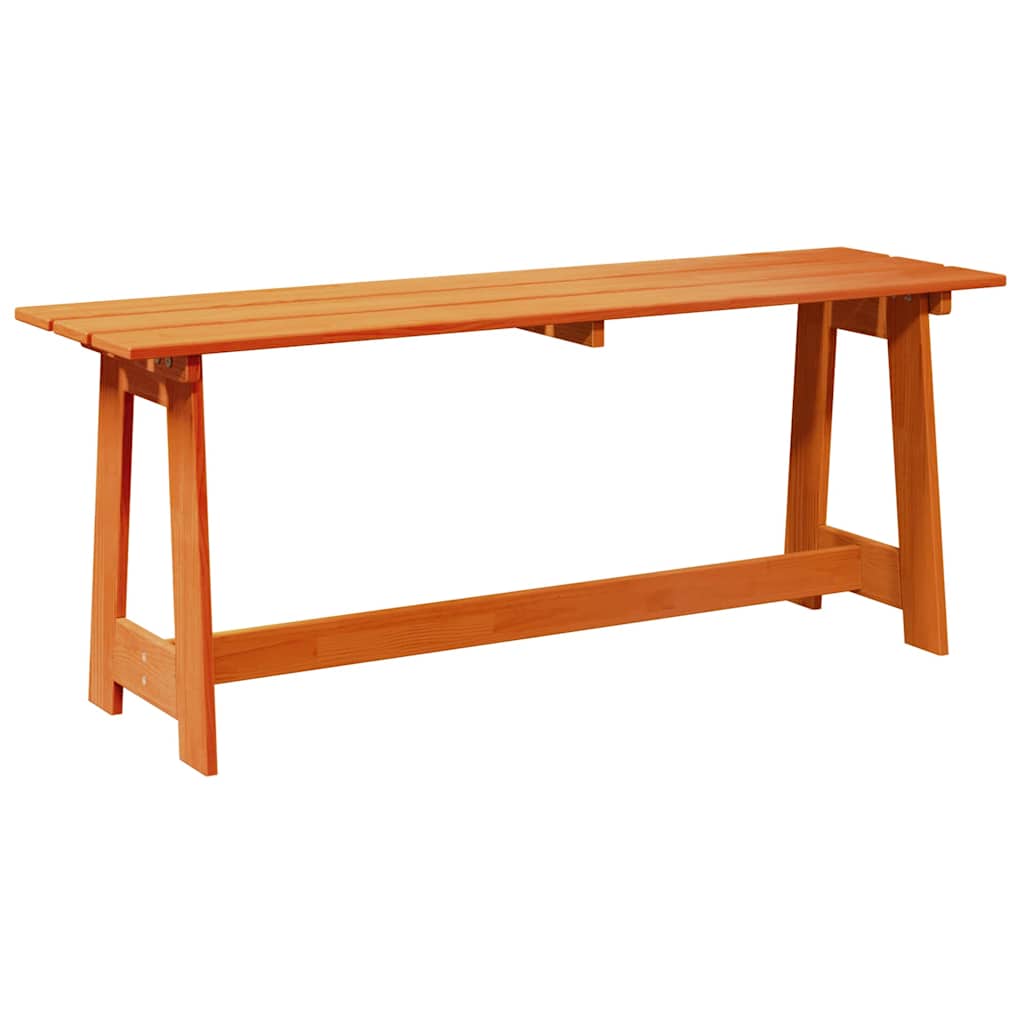 Udendørs bænk Brun 119 x 37 x 47 cm Massiv fyrretræ