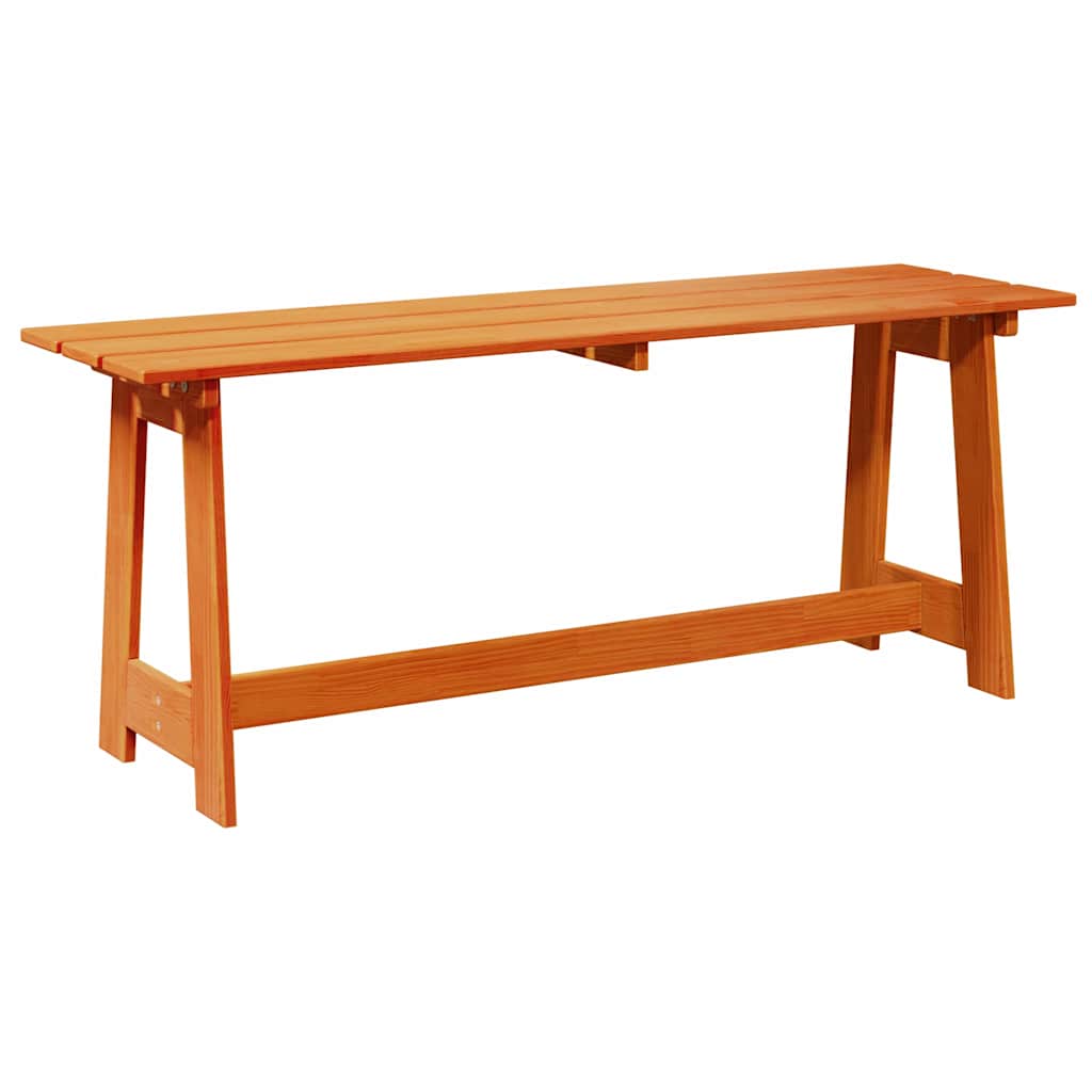 Udendørs bænk Brun 119 x 37 x 47 cm Massiv fyrretræ