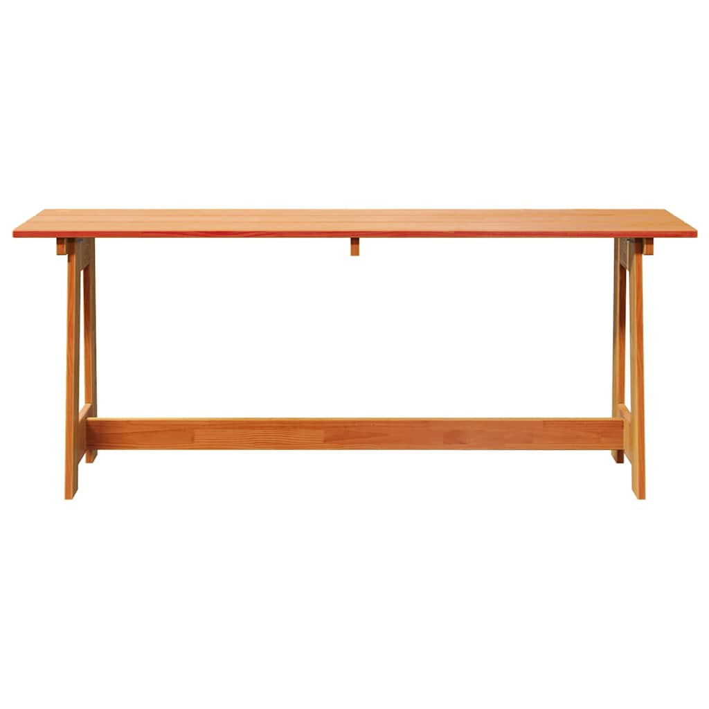 Udendørs bænk Brun 119 x 37 x 47 cm Massiv fyrretræ