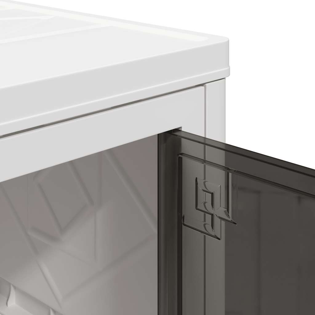 Stabelbar opbevaringskasse med hjul 28 L 48,5x29,5x33 cm
