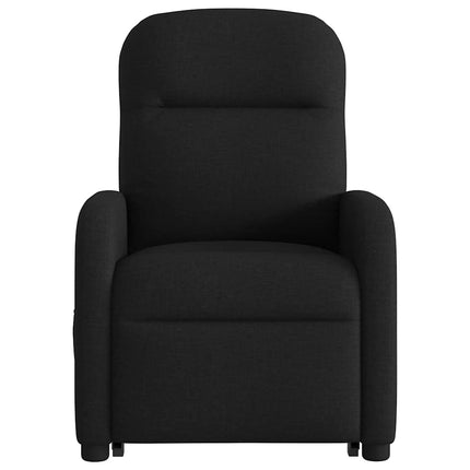 løftestol med massage stof sort