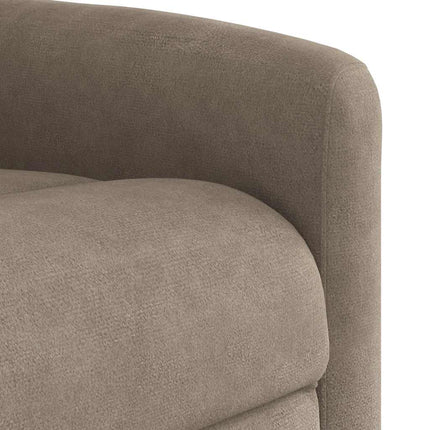 massagestol mikrofiberstof gråbrun