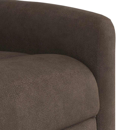 løftestol mikrofiberstof brun