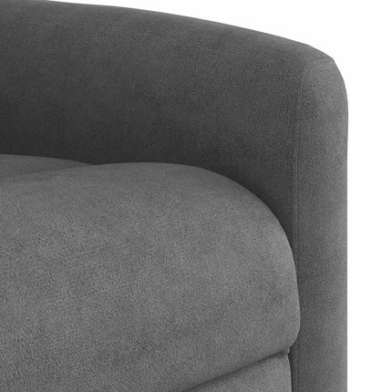 løftestol mikrofiberstof mørkegrå