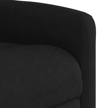løftestol mikrofiberstof sort