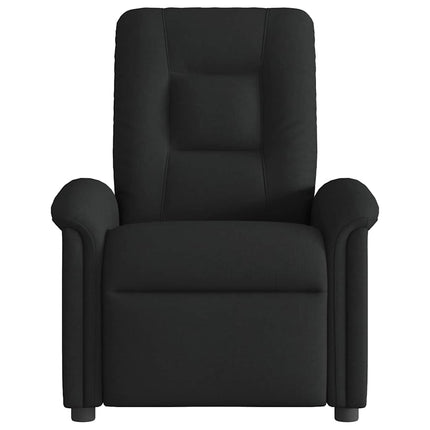 eldrevet massagestol stof sort