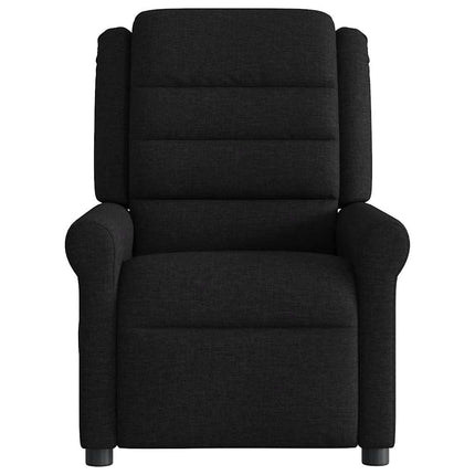 eldrevet massagestol stof sort