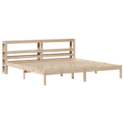 sengeramme uden madras 180x200 cm massivt fyrretræ
