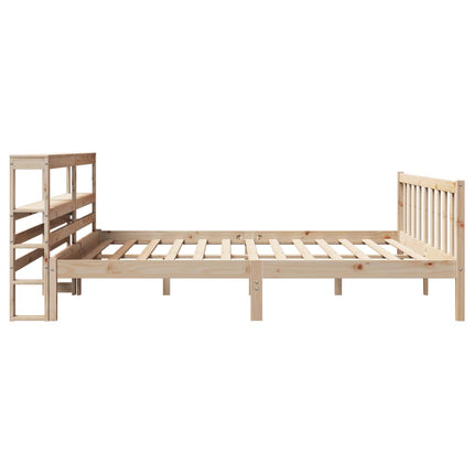 sengeramme uden madras 180x200 cm massivt fyrretræ