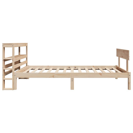 sengeramme uden madras 90x200 cm massivt fyrretræ