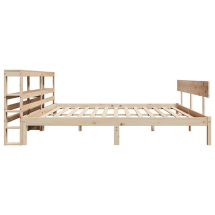 sengeramme uden madras 180x200 cm massivt fyrretræ