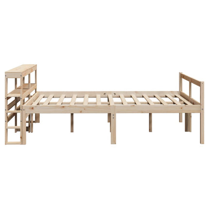 seniorseng med sengegavl 120x190 cm massivt fyrretræ