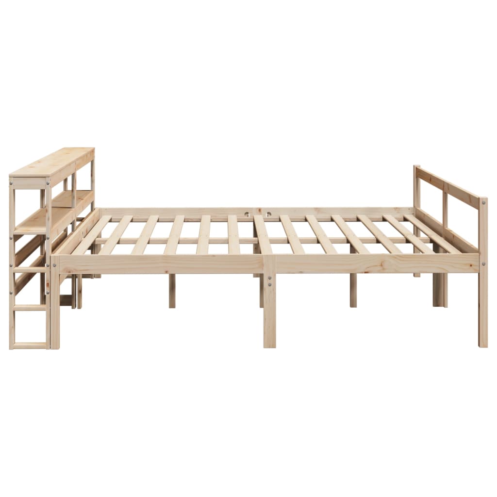seniorseng med sengegavl 180x200 cm massivt fyrretræ