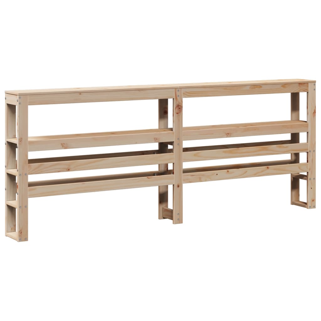seniorseng med sengegavl 180x200 cm massivt fyrretræ