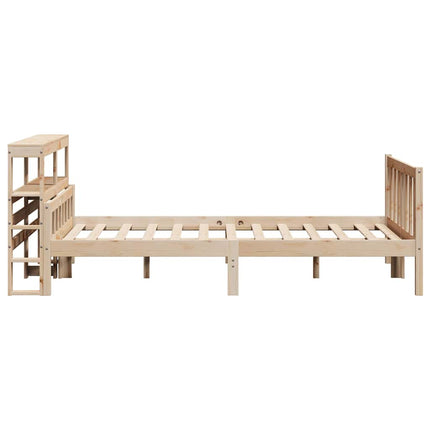 sengeramme uden madras 160x200 cm massivt fyrretræ