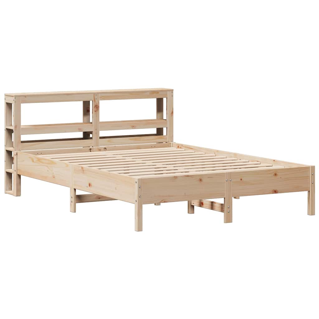 sengeramme uden madras 160x200 cm massivt fyrretræ