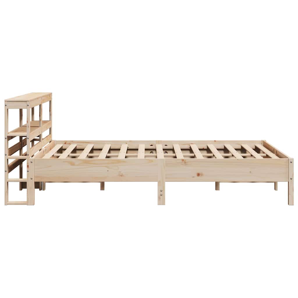 sengeramme uden madras 160x200 cm massivt fyrretræ