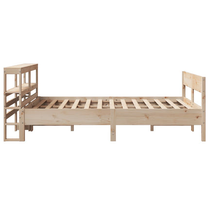 sengeramme uden madras 160x200 cm massivt fyrretræ