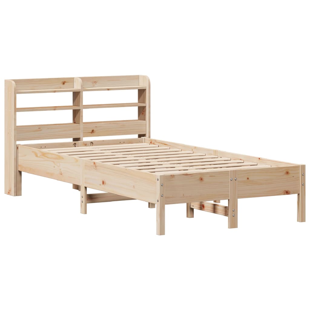 sengeramme uden madras 90x200 cm massivt fyrretræ