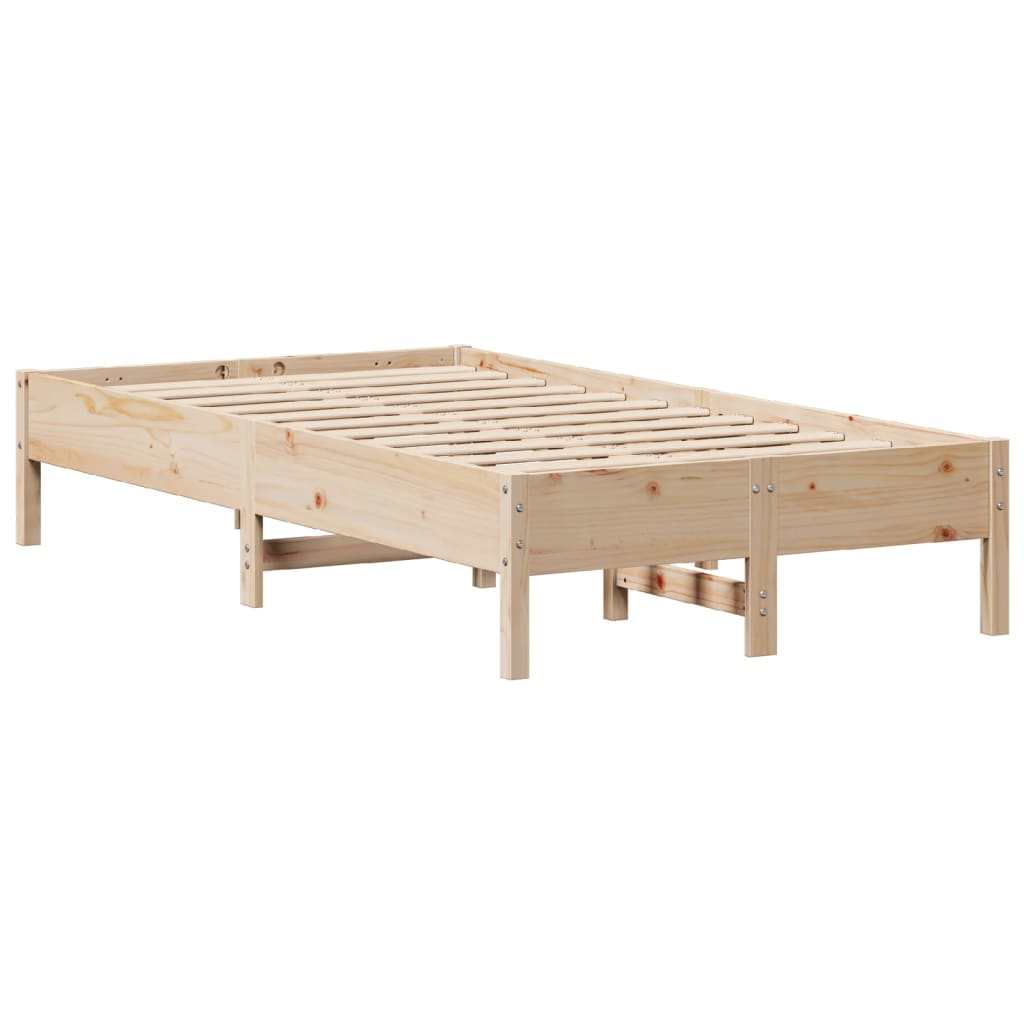 sengeramme uden madras 90x200 cm massivt fyrretræ